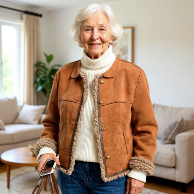 Giselle™ | Faux Leather Coat