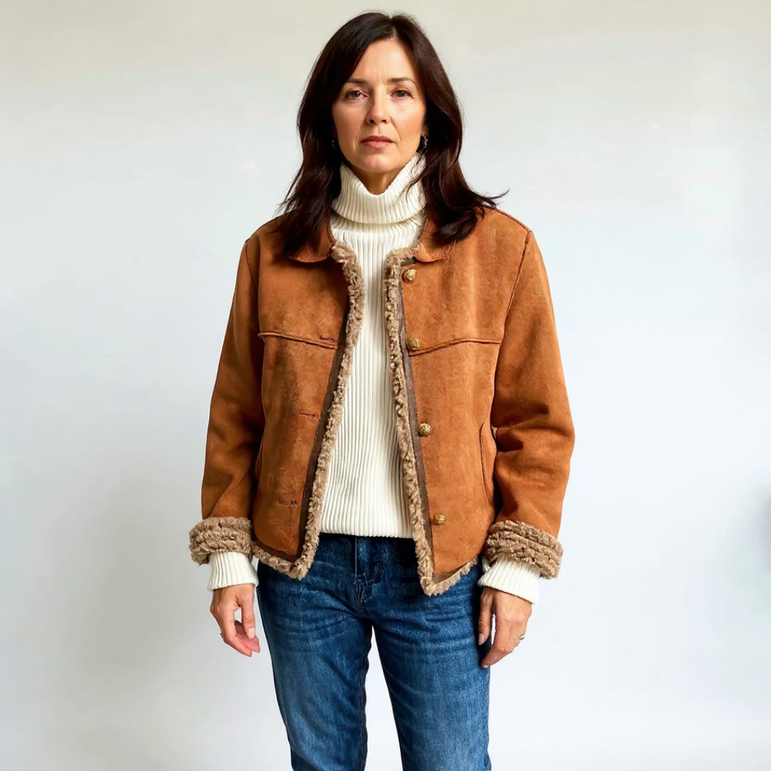 Giselle™ | Faux Leather Coat