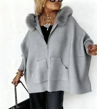 ARABELLE™ | Casual Hooded Coat with Fur Collar
