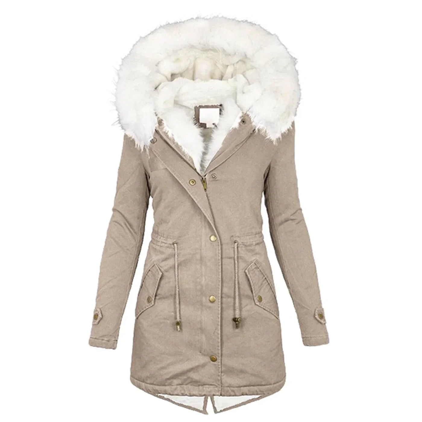 Harriett™ | Faux Fur Hooded Jacket