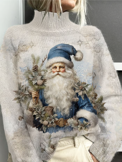 Isadora™ | Santa-print Sweater