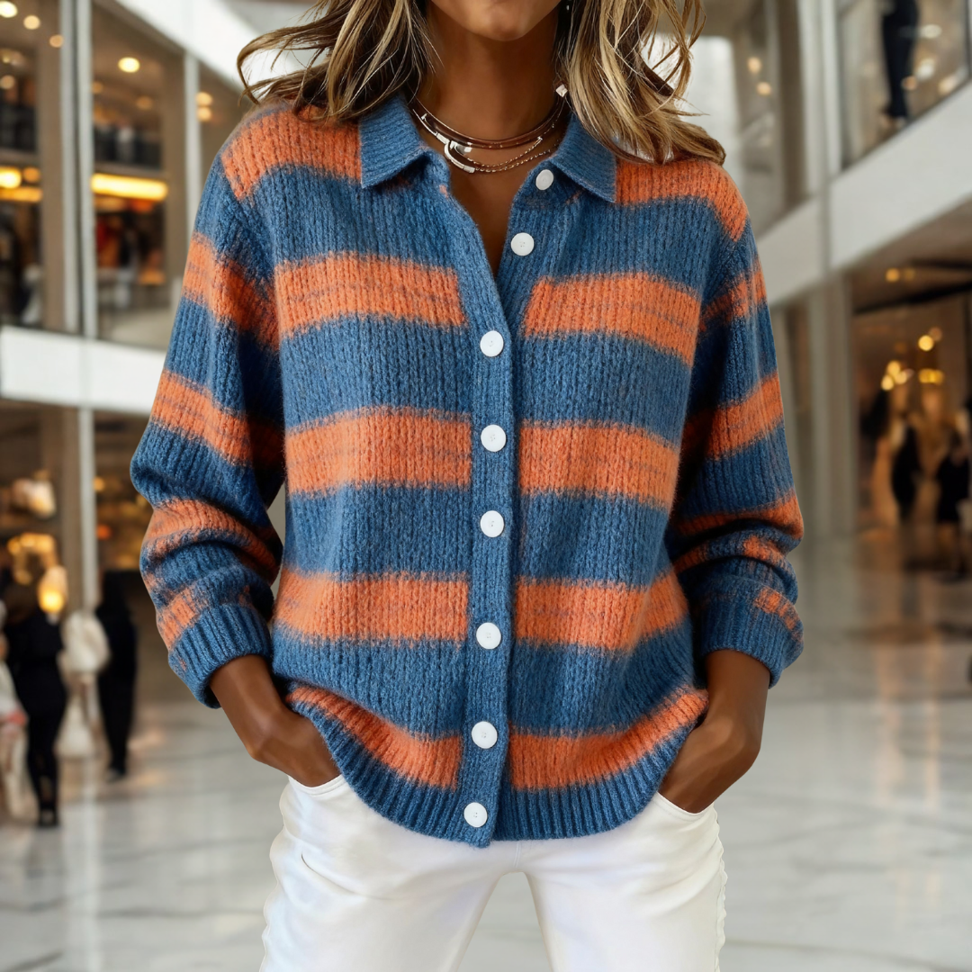 Rhiannon™ | Retro Check Cardigan